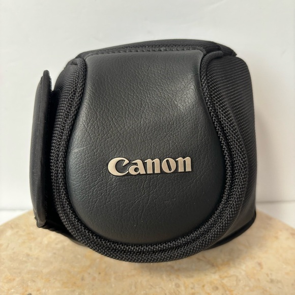 Canon Camera Bag Digital PowerShot Deluxe Soft Leather‎ Case PSC-4100 - Picture 1 of 9